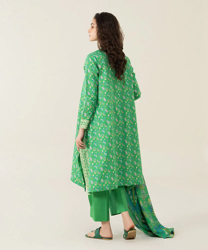 Sapphire | Unstitched 3Pc Printed Lawn Suit | U3P-DY23V4-16R