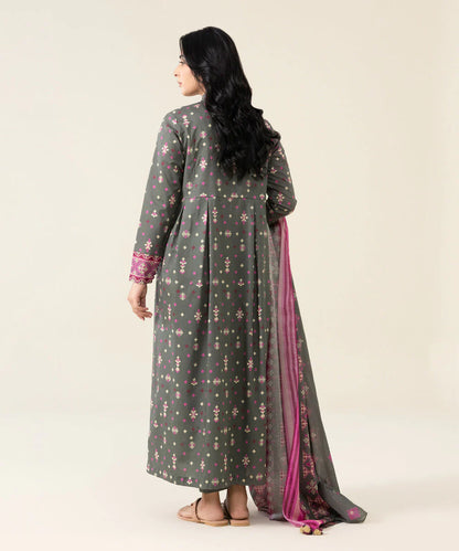 Sapphire | Unstitched 3Pc Printed Lawn Suit | U3P-DY23V4-20-R