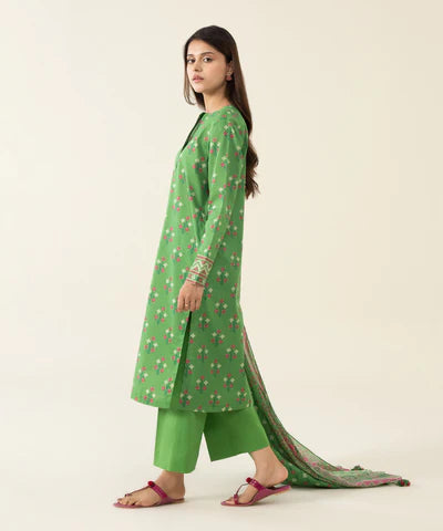 Sapphire | Unstitched 3Pc Printed Lawn Suit | U3P-DY23V4-21-R
