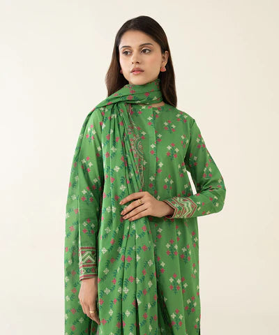 Sapphire | Unstitched 3Pc Printed Lawn Suit | U3P-DY23V4-21-R