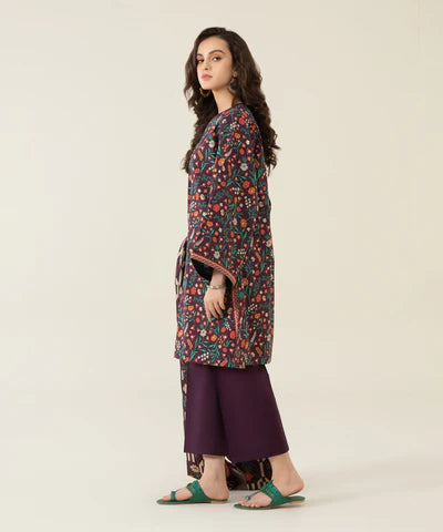 Sapphire | Unstitched 3Pc Printed Lawn Suit | U3P-DY23V4-24-R