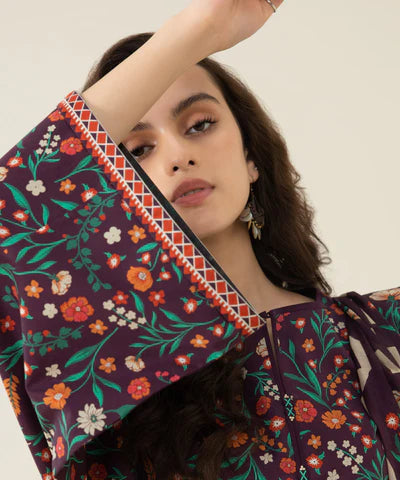 Sapphire | Unstitched 3Pc Printed Lawn Suit | U3P-DY23V4-24-R