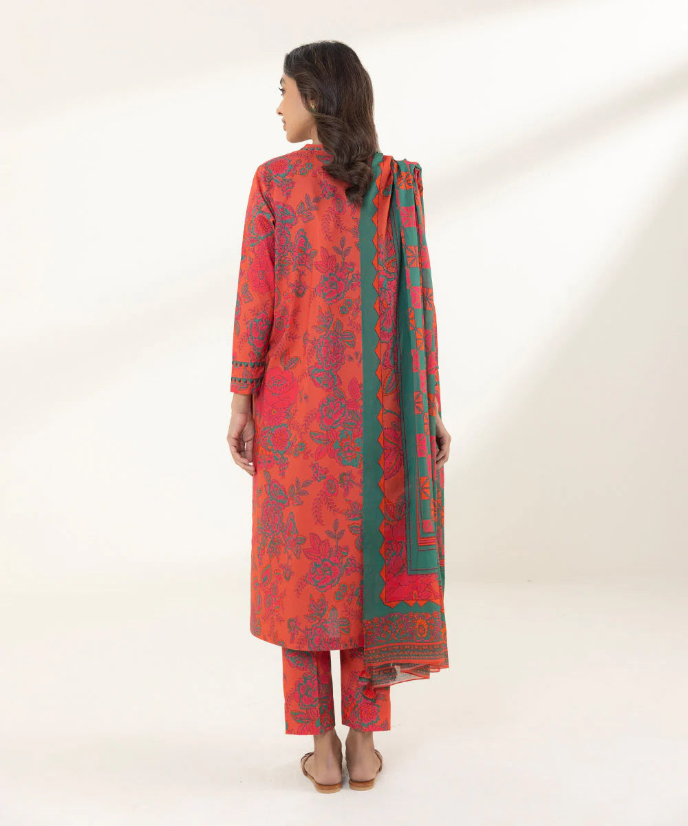 Sapphire | Unstitched 3Pc Printed Lawn Suit | U3P-DY23V4-2B