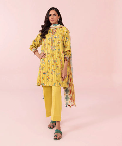 Sapphire | Unstitched 3Pc Printed Lawn Suit | U3P-DY23V5-23R