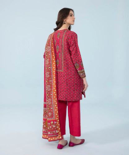 SAPPHIRE | UNSTITCHED 3 PIECE PRINTED KHADDAR SUIT