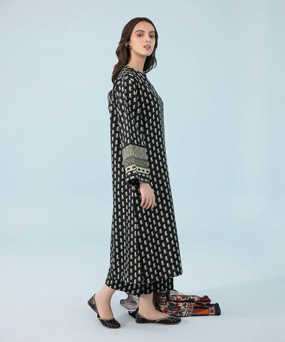 SAPPHIRE | UNSTITCHED 3 PIECE PRINTED KHADDAR SUIT