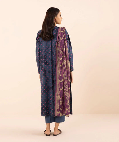 SAPPHIRE | UNSTITCHED 3 PIECE PRINTED LAWN SUIT