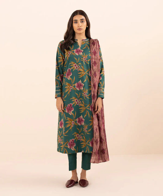 SAPPHIRE | UNSTITCHED 3 PIECE PRINTED LAWN SUIT