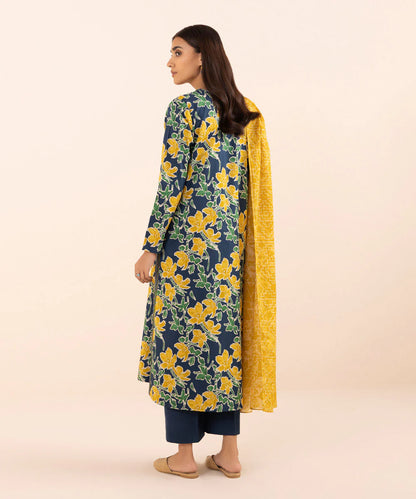 SAPPHIRE | UNSTITCHED 3 PIECE PRINTED LAWN SUIT