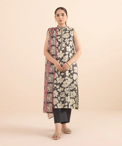 SAPPHIRE | UNSTITCHED 3 PIECE PRINTED LAWN SUIT