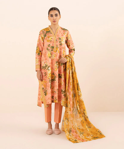SAPPHIRE | UNSTITCHED 3 PIECE PRINTED LAWN SUIT