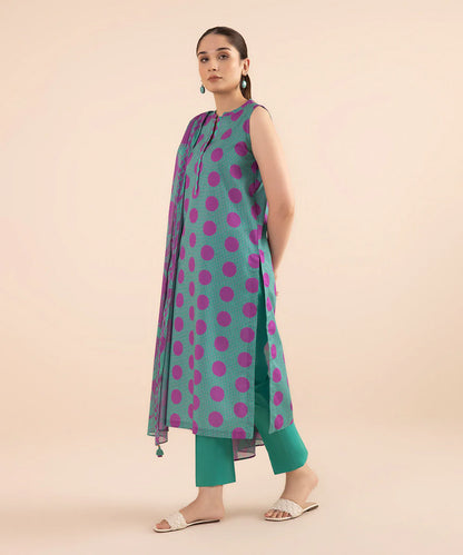 SAPPHIRE | UNSTITCHED 3 PIECE PRINTED LAWN SUIT