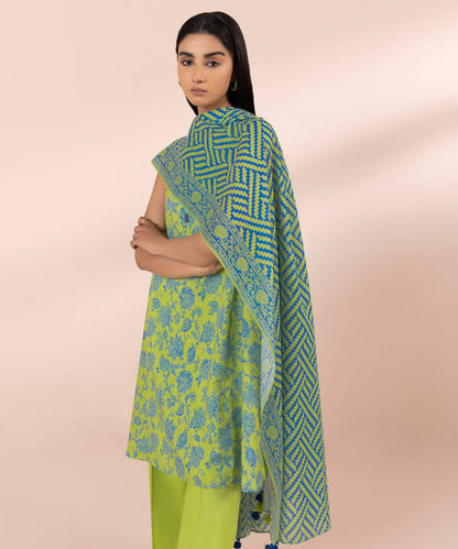 SAPPHIRE | UNSTITCHED 3 PIECE PRINTED LAWN SUIT