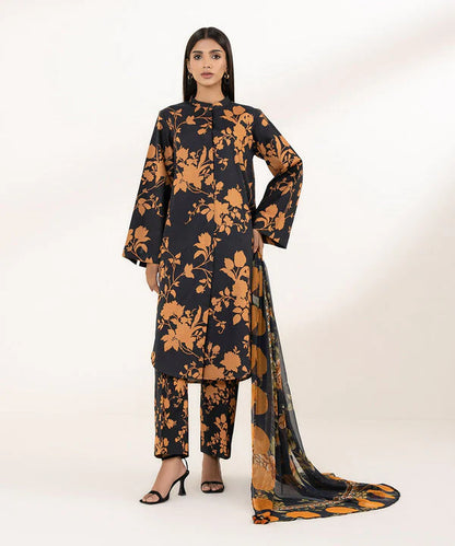 SAPPHIRE | UNSTITCHED 1 PIECE - PRINTED LAWN SHIRT
