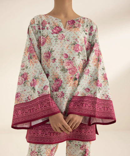 SAPPHIRE | UNSTITCHED 3 PIECE PRINTED LAWN SUIT