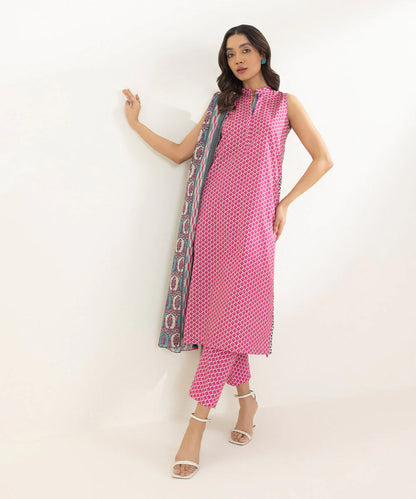 SAPPHIRE | UNSTITCHED 3 PIECE PRINTED LAWN SUIT