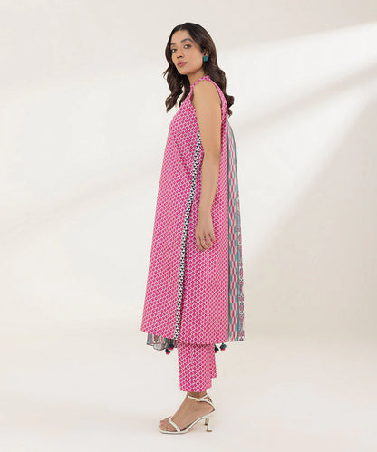 SAPPHIRE | UNSTITCHED 3 PIECE PRINTED LAWN SUIT