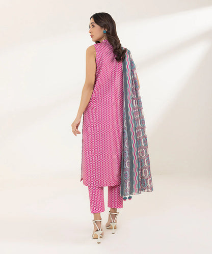 SAPPHIRE | UNSTITCHED 3 PIECE PRINTED LAWN SUIT