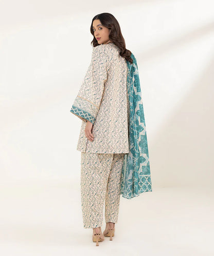 SAPPHIRE | UNSTITCHED 3 PIECE PRINTED LAWN SUIT