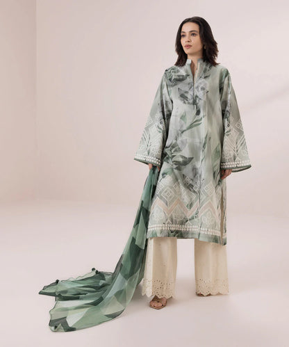 SAPPHIRE | UNSTITCHED 2 PIECE PRINTED LAWN SUIT