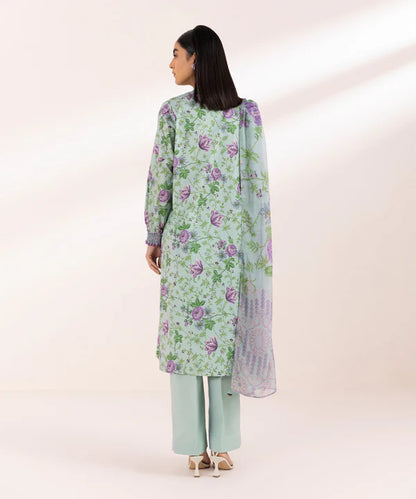 SAPPHIRE | UNSTITCHED 3 PIECE PRINTED LAWN SUIT