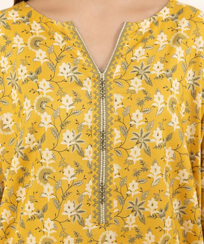 SAPPHIRE | UNSTITCHED 3 PIECE PRINTED LINEN SUIT