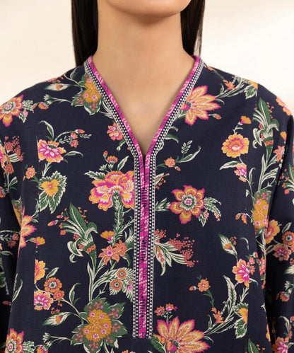 SAPPHIRE | UNSTITCHED 3 PIECE PRINTED LIGHT KHADDAR SUIT