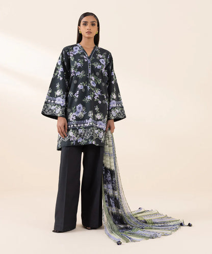 SAPPHIRE | UNSTITCHED 3 PIECE PRINTED CAMBRIC SUIT
