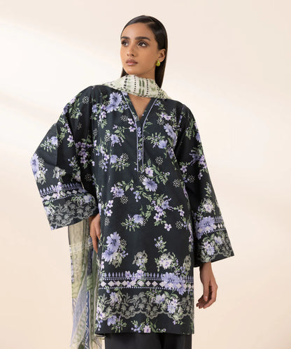 SAPPHIRE | UNSTITCHED 3 PIECE PRINTED CAMBRIC SUIT