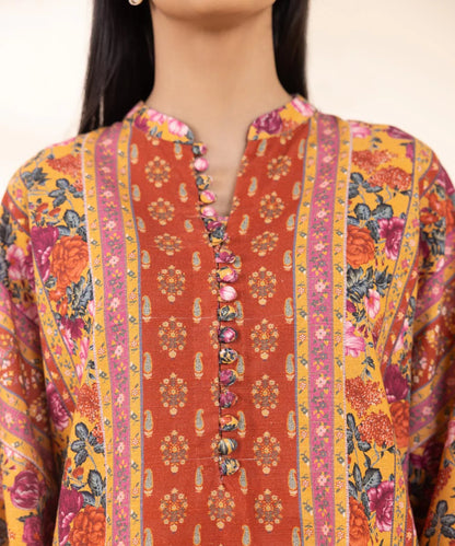 SAPPHIRE | UNSTITCHED 3 PIECE PRINTED KHADDAR SUIT