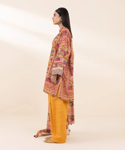 SAPPHIRE | UNSTITCHED 3 PIECE PRINTED KHADDAR SUIT