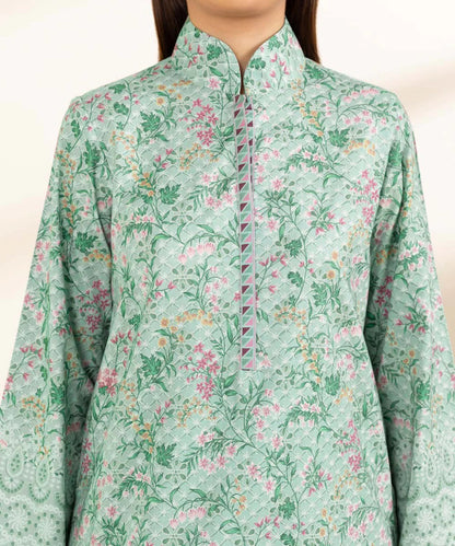 SAPPHIRE | UNSTITCHED 3 PIECE PRINTED COTTON VISCOSE SUIT