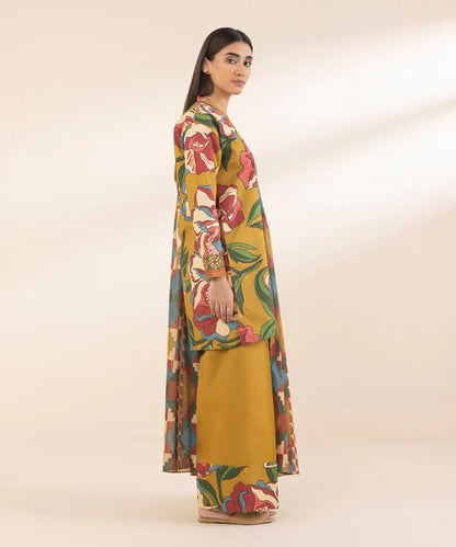 SAPPHIRE | UNSTITCHED 2 PIECE PRINTED COTTON SUIT