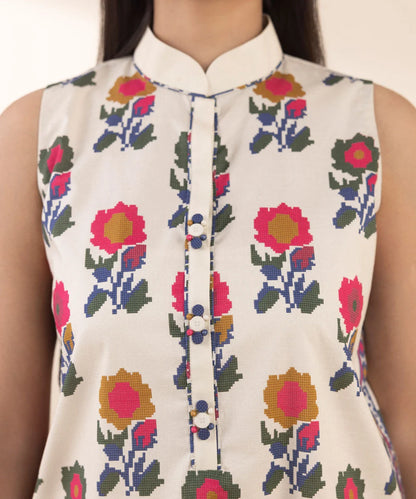 SAPPHIRE | UNSTITCHED 3 PIECE PRINTED LAWN SUIT