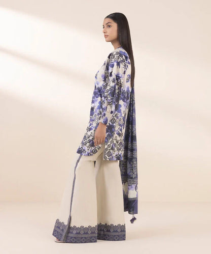 SAPPHIRE | UNSTITCHED 2 PIECE PRINTED LAWN SUIT