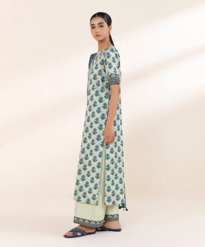 SAPPHIRE | UNSTITCHED 3 PIECE PRINTED LAWN SUIT
