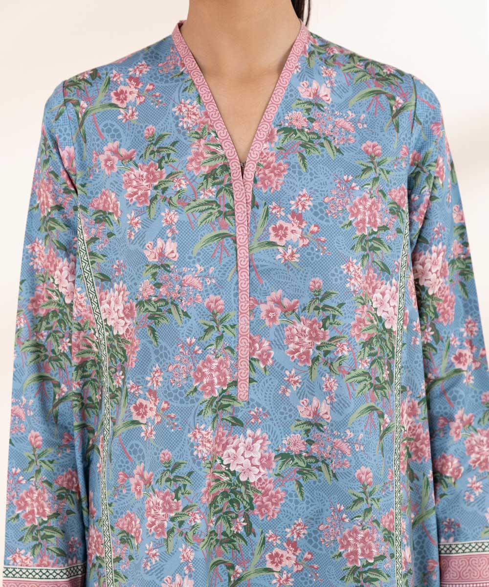 SAPPHIRE | UNSTITCHED 3 PIECE PRINTED LAWN SUIT