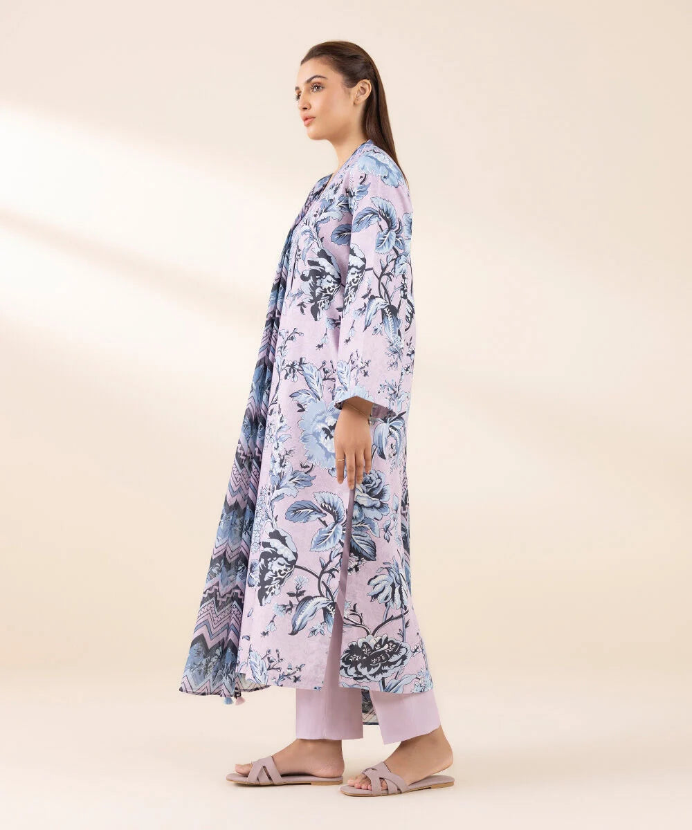 SAPPHIRE | UNSTITCHED 3 PIECE PRINTED LAWN SUIT
