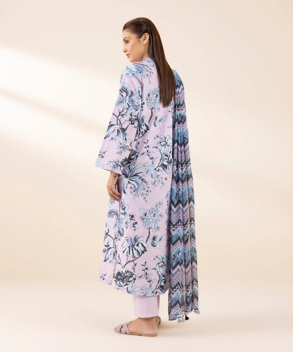 SAPPHIRE | UNSTITCHED 3 PIECE PRINTED LAWN SUIT
