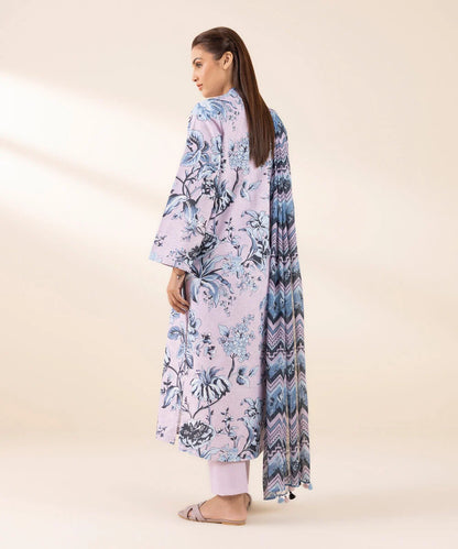 SAPPHIRE | UNSTITCHED 3 PIECE PRINTED LAWN SUIT