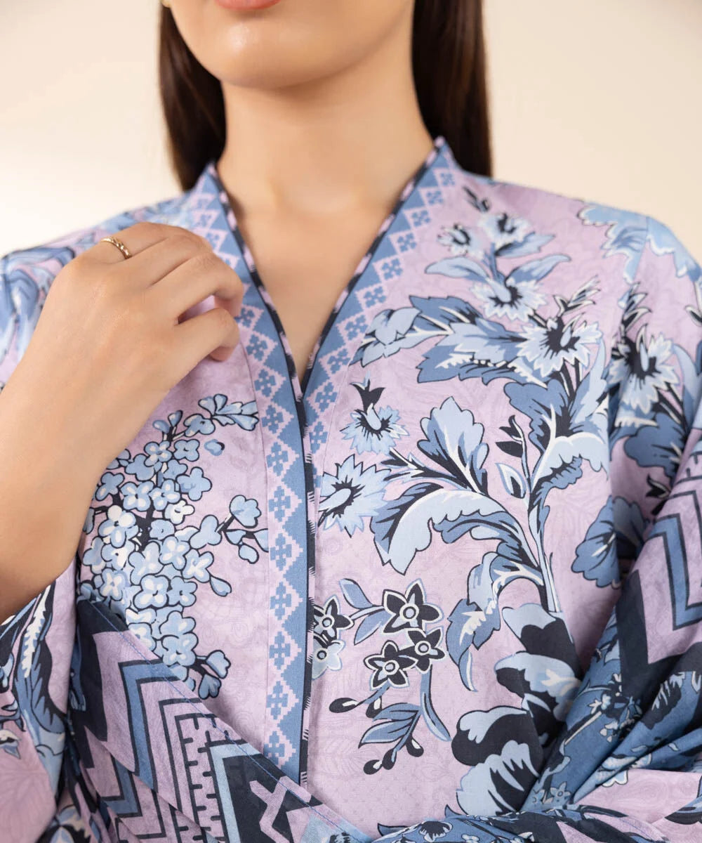 SAPPHIRE | UNSTITCHED 3 PIECE PRINTED LAWN SUIT