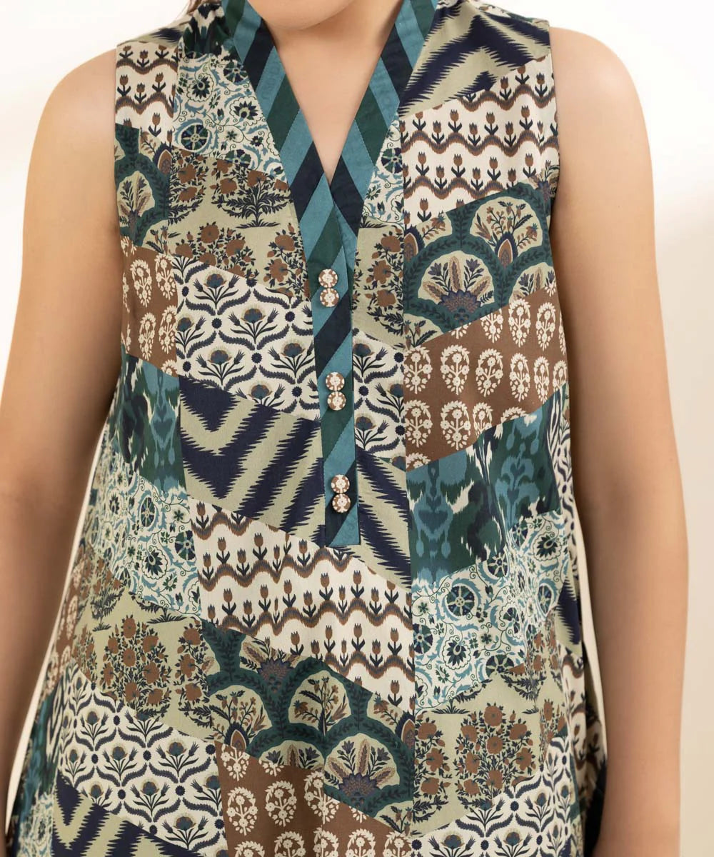 SAPPHIRE | UNSTITCHED 3 PIECE PRINTED LAWN SUIT