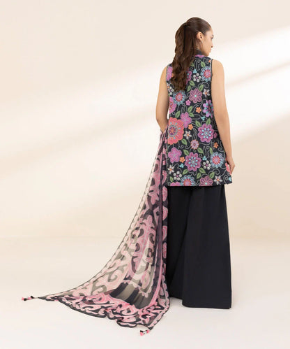 SAPPHIRE | UNSTITCHED 3 PIECE PRINTED LAWN SUIT