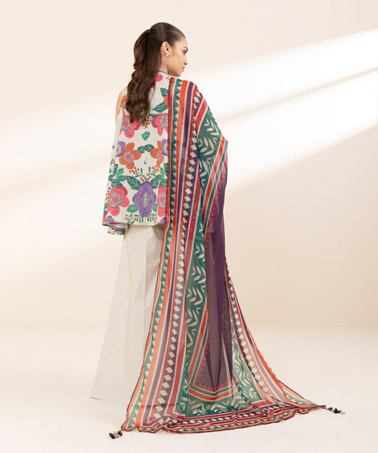 SAPPHIRE | UNSTITCHED 3 PIECE PRINTED LAWN SUIT