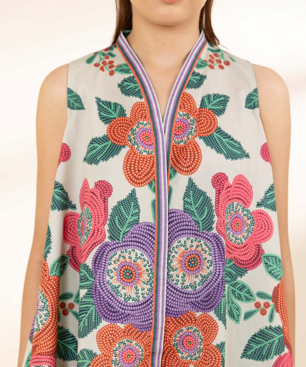 SAPPHIRE | UNSTITCHED 3 PIECE PRINTED LAWN SUIT
