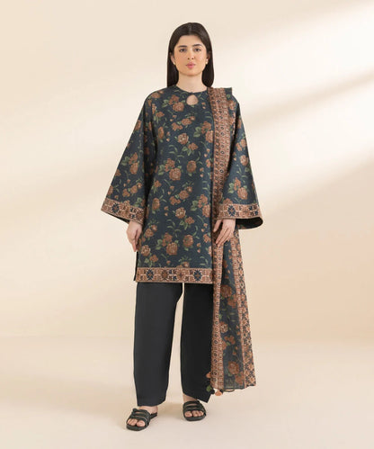 SAPPHIRE | UNSTITCHED 3 PIECE PRINTED LAWN SUIT