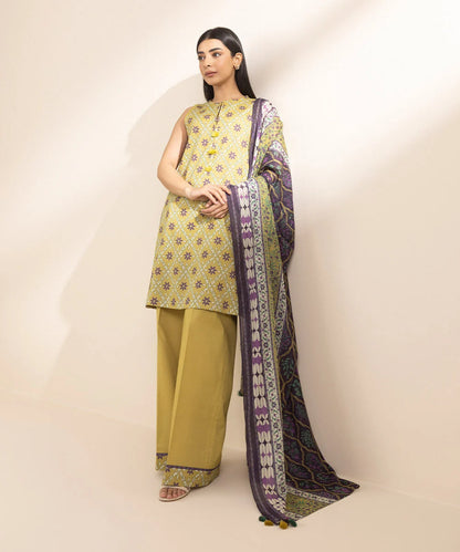 SAPPHIRE | UNSTITCHED 3 PIECE PRINTED LAWN SUIT