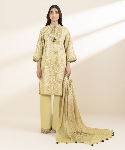 SAPPHIRE | UNSTITCHED 3 PIECE PRINTED LAWN SUIT