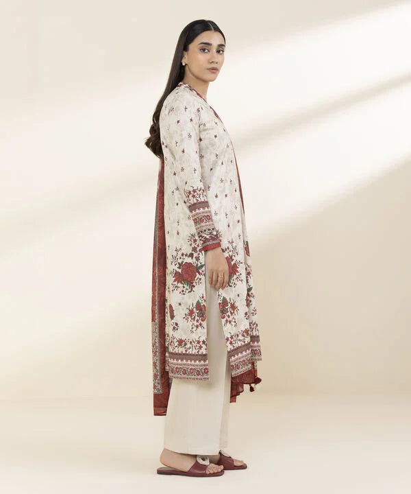 SAPPHIRE | UNSTITCHED 3 PIECE PRINTED LAWN SUIT