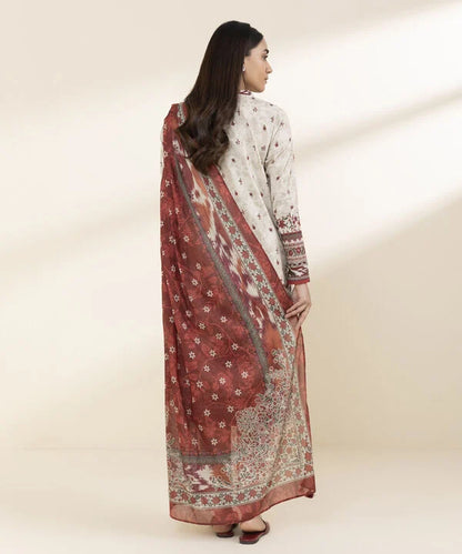 SAPPHIRE | UNSTITCHED 3 PIECE PRINTED LAWN SUIT